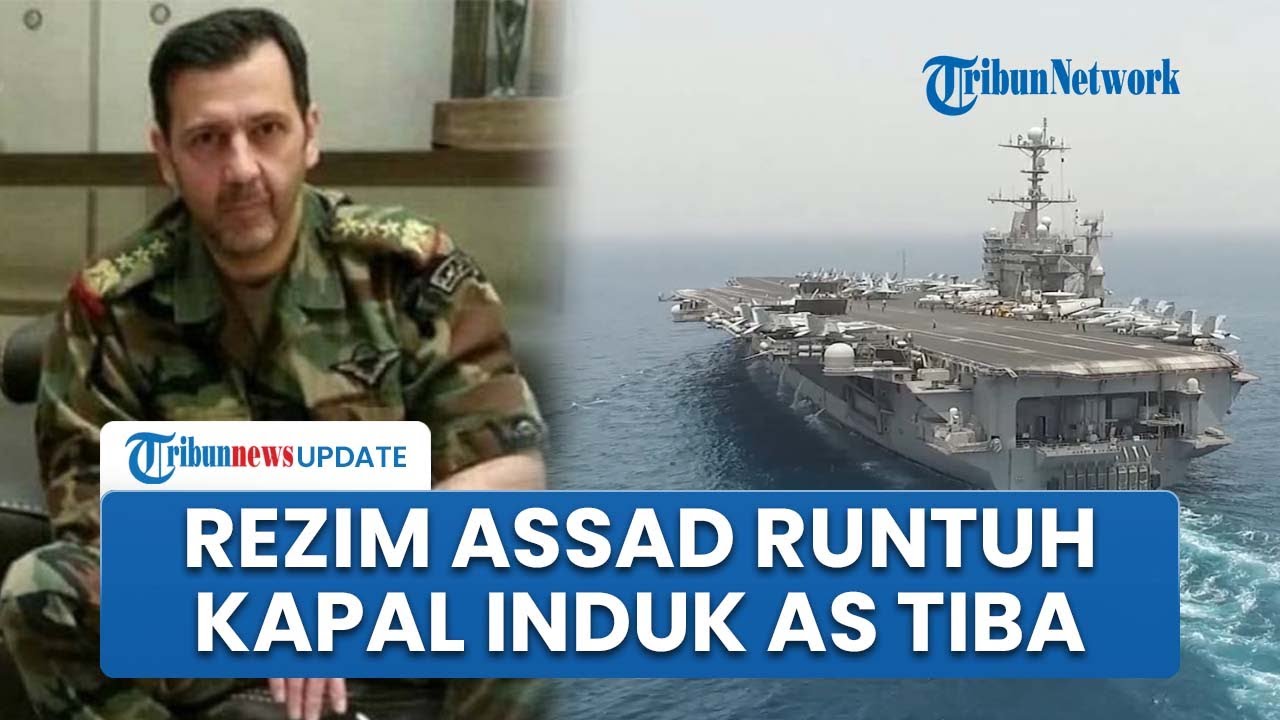 Rangkuman Konflik Suriah: Kapal Induk AS Tiba, Bisnis Narkoba Keluarga Bashar Al Assad Terungkap