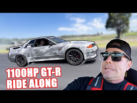1100hp R32 GT-R Ride Along with Zac from Hoonigan at Powercruise Sydney