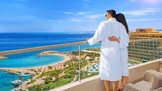 BEST VIEW in Hurghada? | Hilton Hurghada Plaza Resort, Egypt (4K Hotel Tour)