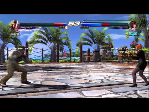 Tekken Tag Tournament 2 (Paul) Death_Samurai- Vs (Anna/Paul) Juggle-sama