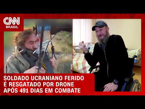 Veja momento em que soldado ucraniano é resgatado por drone após quase 500 dias em combate | CNN