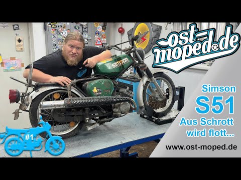 Simson S51 Billard Green | Can we get this junk back on track? | Restoration Episode 1 | ost-mope...