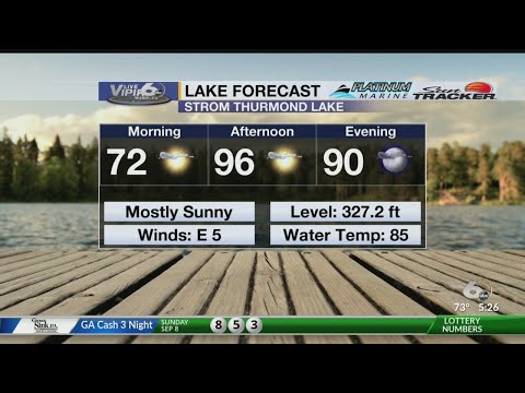 Lake Forecast Monday, September 9, 2019
