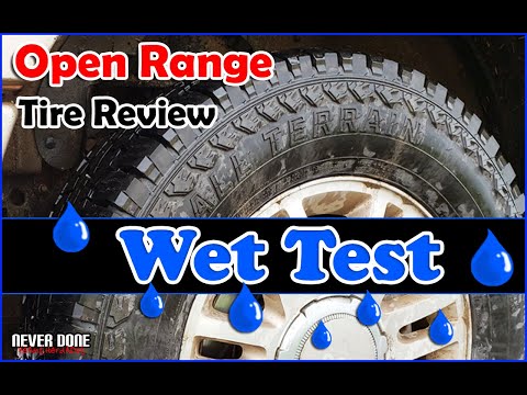 Open Range Tire Review - Wet Traction