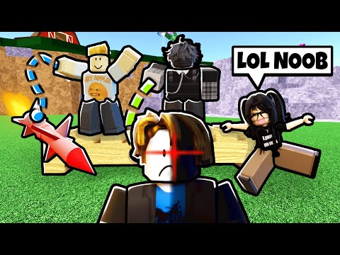 PRETENDING To Be A NOOB In FLING THINGS AND PEOPLE! (Roblox)