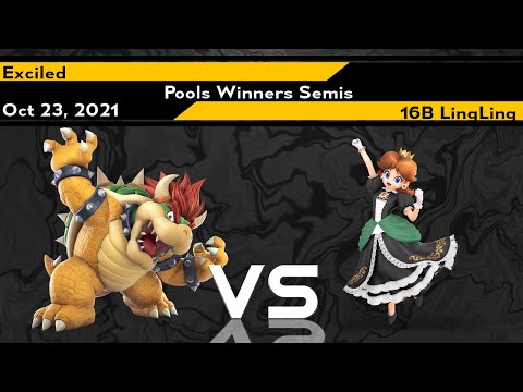 [Smash Ultimate] Hold The Line (Pools Winners Semis) - Exciled vs 16B  LingLing