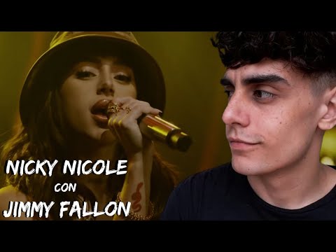 [REACCIÓN] Nicki Nicole ft Lunay en The Tonight Show (Jimmy Fallon)