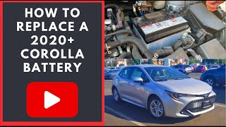 How to Replace a 2020+ Corolla Battery