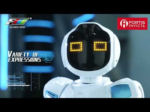 رجل آلي يعمل على البرمجه تحكم عن بعد video