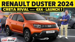 2024 Renault Duster 4x4 SUV Launch in India | Creta Killer | Price & Features | Dacia Duster India🔥