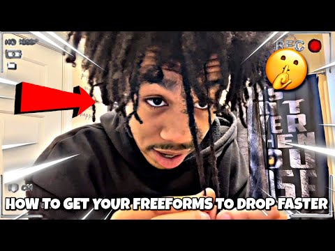 HOW TO GET YOUR FREEFORM DREADS TO DROP FASTER(FASTEST WAY)🤫