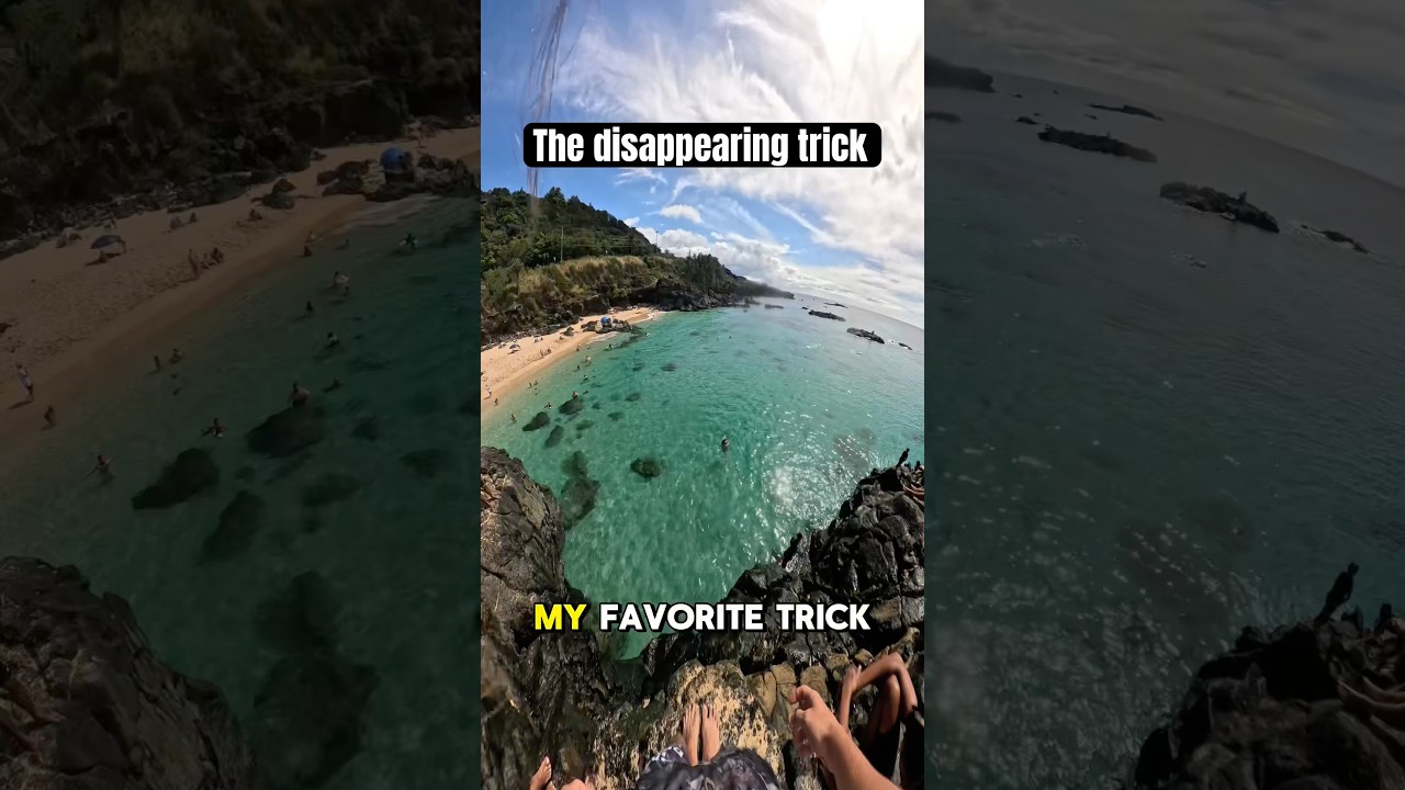 Leave the bystanders horrified #cliffjumping