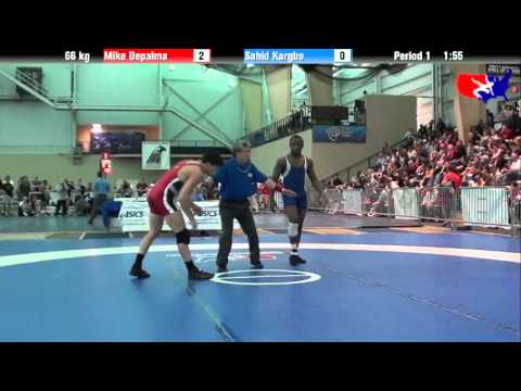 Mike Depalma vs. Sahid Kargbo at 2013 ASICS University Nationals - FS