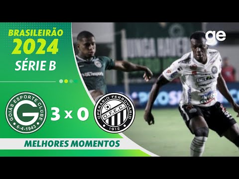 Gols e lances de Goiás x Operário