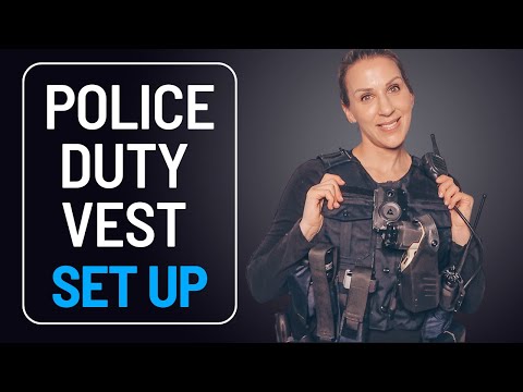 New Police Outer Carrier Vest Setup with New Duty Belt Setup | Cop Mom | Police Duty Gear