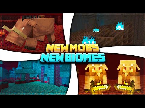 Insane! New Epic Nether Biomes & Mobs Revealed! - Minecraft 1.16