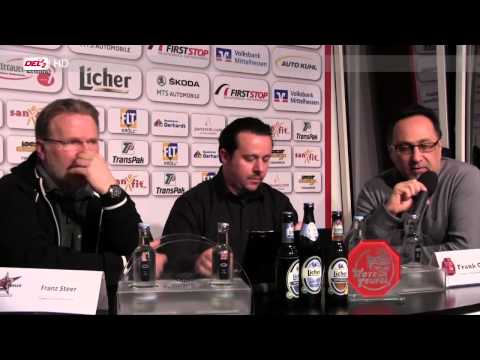 *30. DEL2-Spieltag* EC Bad Nauheim - SB Rosenheim 1:4 (0:2, 1:2, 0:0) - Pressekonferenz