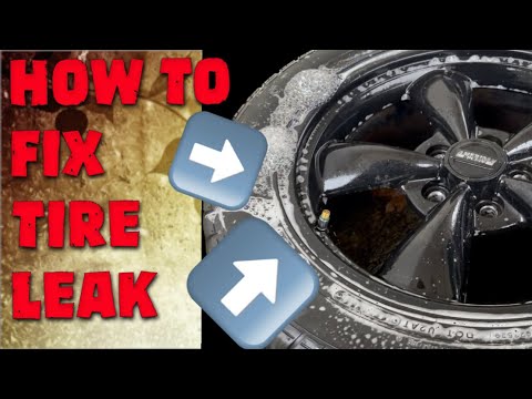 HOW TO FIX TIRE LEAK / RIM WHEEL AIR LEAK EASY FIX 🛞