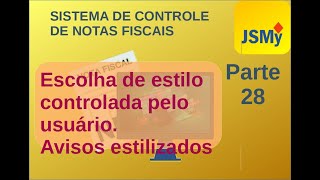 Notas Fiscais - NF028 - Folha de Estilo CSS3 controlada pelo usuário