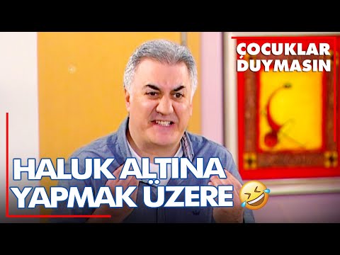 Berke tuvaletten çıkmayınca Haluk altına yapacak hale geldi - Çocuklar Duymasın 47. Bölüm