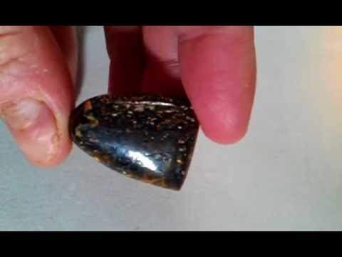 SOLID QUEENSLAND FREE FORM BOULDER OPAL CABOCHON 40 CTS VIDEO LEXX STONES.COM