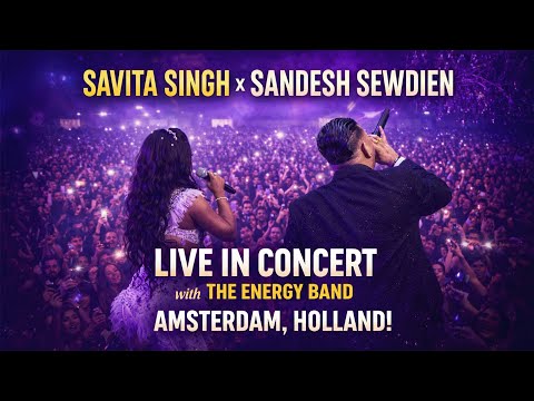 🇳🇱 Savita Singh x Sandesh Sewdien Live in Concert with The Energy Band in Amsterdam, Holland! ⚡️