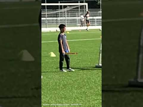 roda 23#1st day at football ⚽ ground # doing well # love to play # messy fan