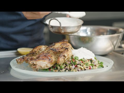 Our State on a plate - Lilydale Chicken, Yogurt Roast Chicken with a Cypriot Grain Salad