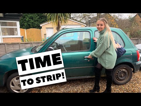 A FEMALES TRACK CAR BUILD | K11 Nissan Micra Part 1 (STRIP OUT)
