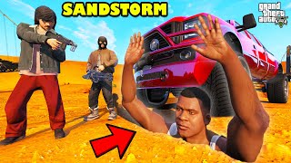 Franklin Trapped Under SANDSTORM in GTA 5 | SHINCHAN and CHOP
