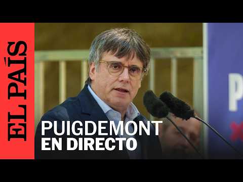 Declaración institucional de Carles Puigdemont en la Casa de la República en Waterloo | EL PAÍS