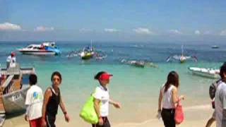 preview picture of video 'Bali - Escursione sull'isola Nusa Lembongan sbarco'