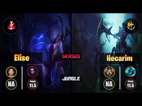 Blaber ELISE (Jungle) [Electrocute] VS HECARIM - Challenger NA Patch 11.5