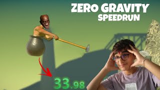 Getting over it But There is zero gravity 🤣 | Speedrun Try Kiya 😂
