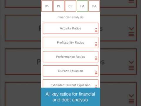 Financial analysis demo Video