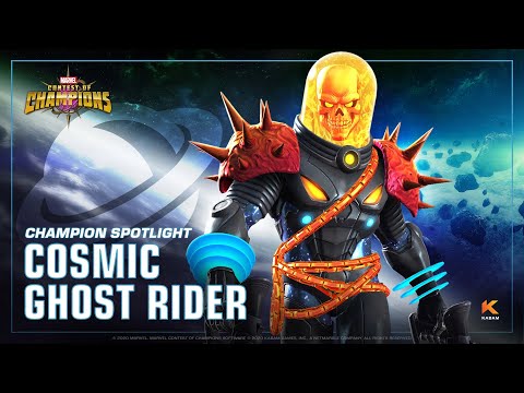 COSMIC GHOST RIDER ALL SPECIAL ATTACKS AND BASIC ATTACKS MCOC