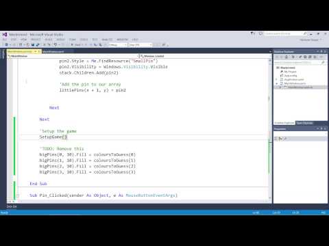 VB.NET 2013: Master Class - WPF Mastermind Game Part 3