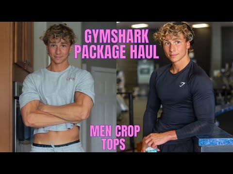 CAN MEN WEAR CROP TOPS? | GYMSHARK TRY ON HAUL