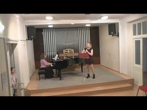 Markéta Zapletalová klarinet - třídní předehrávky ZUŠ Krnov