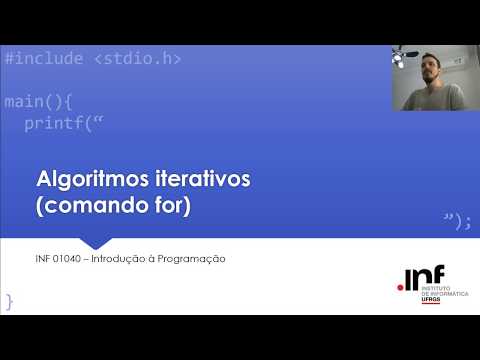 Aula 6 (continuação) - Algoritmos iterativos com Comando for