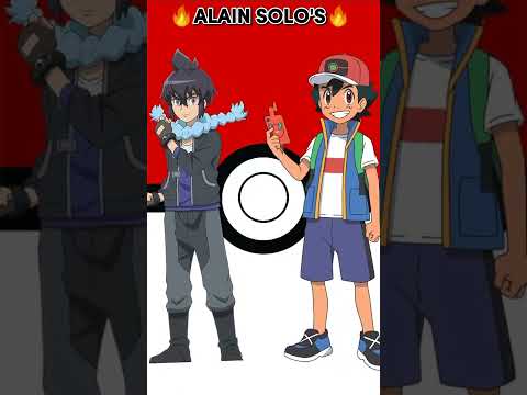 WHO'S IS STRONGEST//ALAIN SOLO'S//ALAIN VS ASH#POKEMON#SHORT#VIRAL