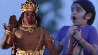 Lord Hanuman helps a girl to reach her home  Jeeva