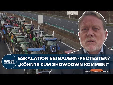 BAUERN-PROTESTE: Droht eine Eskalation? Landwirte rufen zu Marsch auf Paris auf!