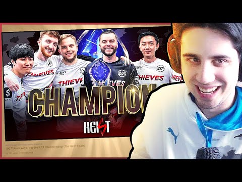 IWD Reacts to 100 Thieves Wins First-Ever LCS Championship! (The Heist Finale)