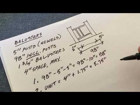 Evenly Layout Stair Balusters Every Time