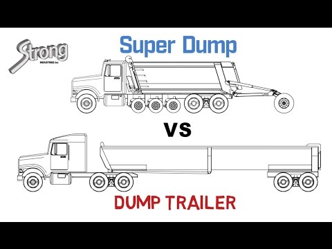 Super Dump vs Dump Trailer (End Dump Trailer)