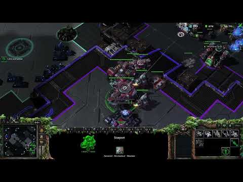 TvZ Terran VS Zerg using ghost opener into mech