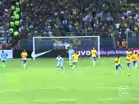 Brasil 3 x 0 França - GOL de Hernanes Amistoso 09/06/2013