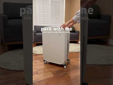 Organize and pack with me for my trip to Korea! 🧳✈️ #packwithme #traveltips #packingtips