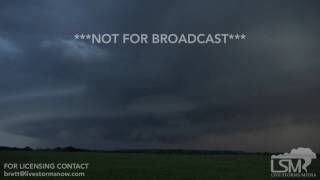 04-25-2017 Independence, Kansas - Intense Lighting and Supercell (4k)